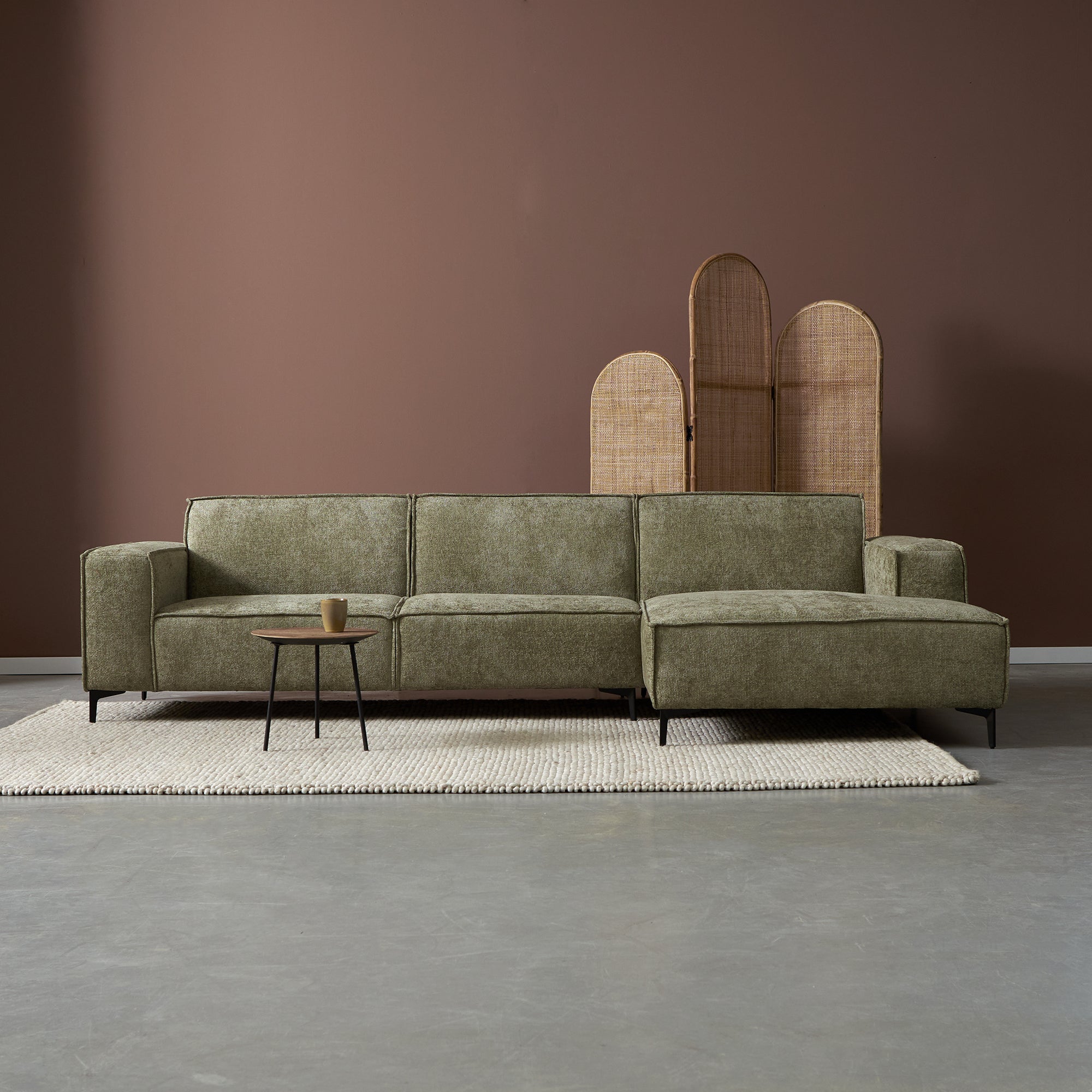 PEPP interiors RIVER met chaise longue rechts - Majestic 607
